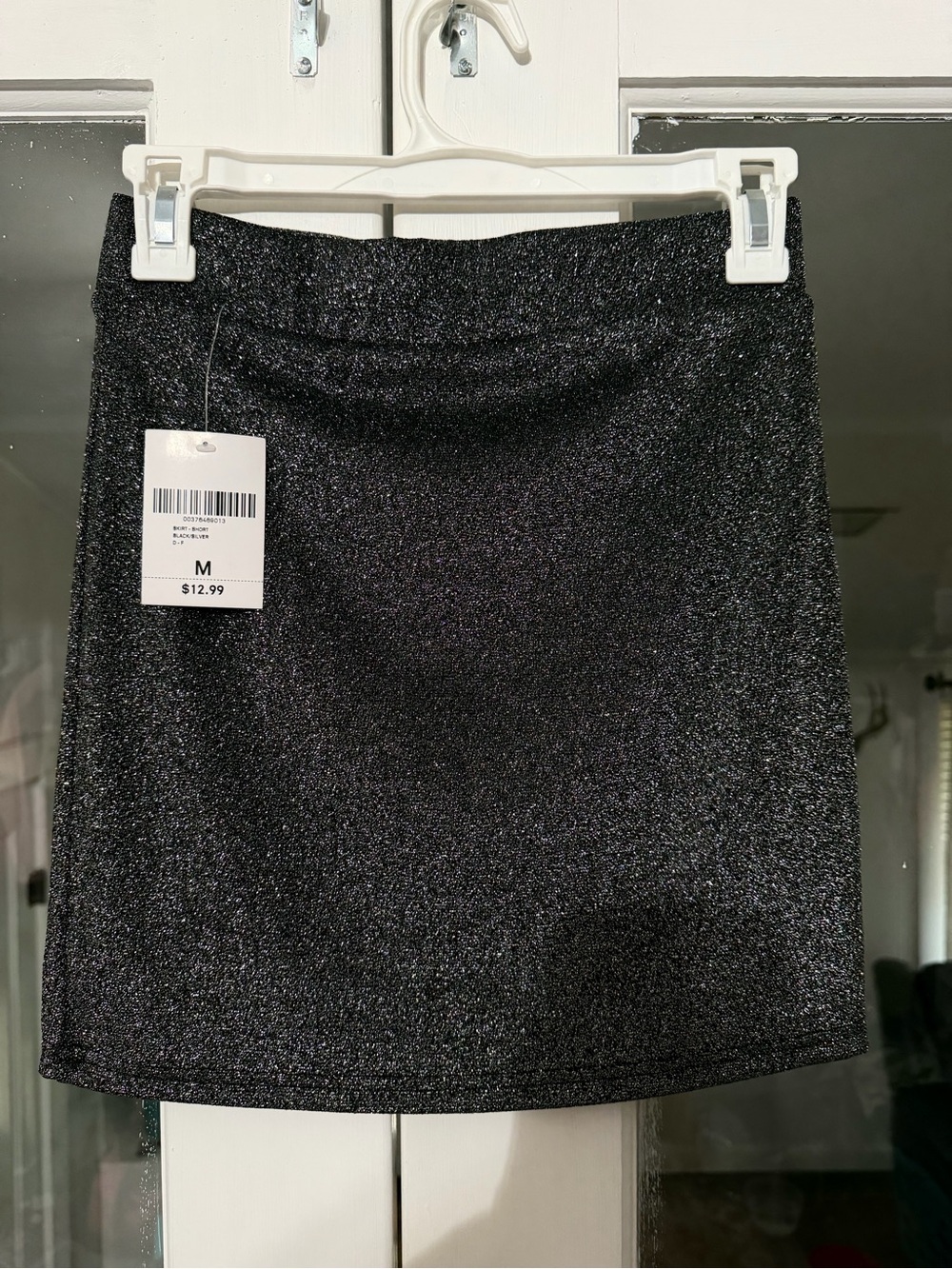 Forever 21 Black Sparkle Mini Skirt